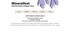 Desktop Screenshot of mineralfest.com