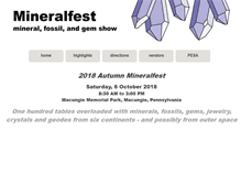 Tablet Screenshot of mineralfest.com